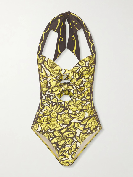  Alémais   Mona Printed Swimsuit   Yellow 