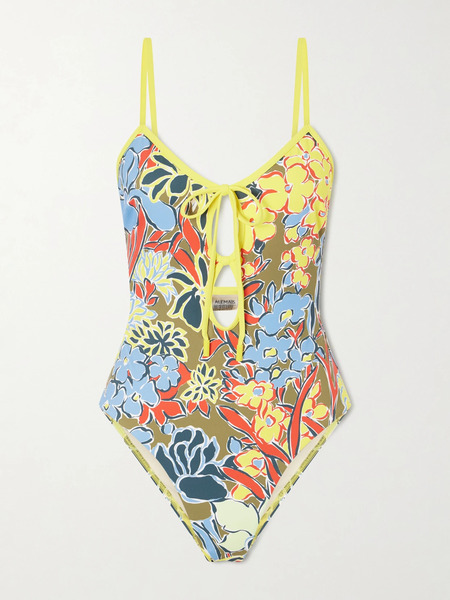  Alémais   Solstice Printed Swimsuit   Yellow 