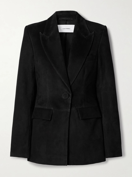  Alex Perry   Suede Blazer   Black 