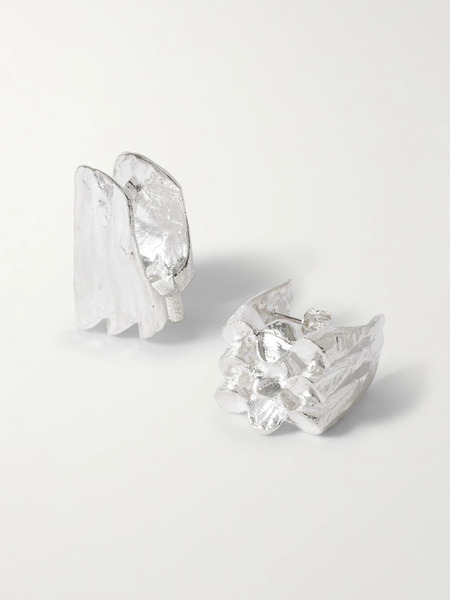  Alighieri   The Dance Of The Notes Recycled Silver Earrings   One Size 