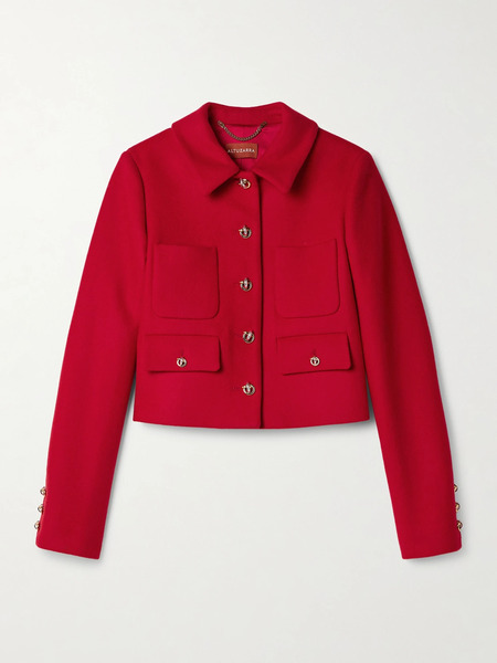 Altuzarra   Astley Wool Jacket   Red 