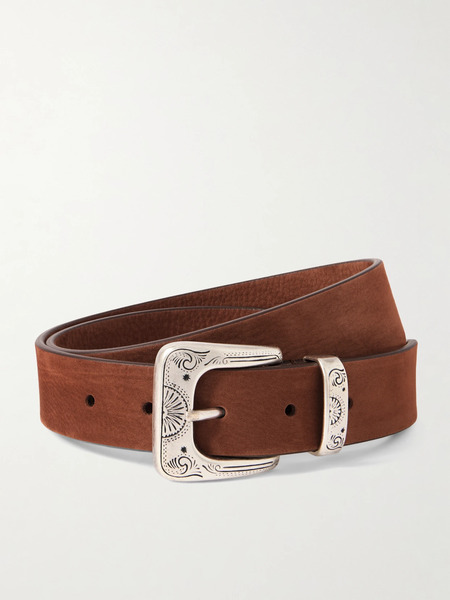  Anderson's   Nubuck Belt   Brown 