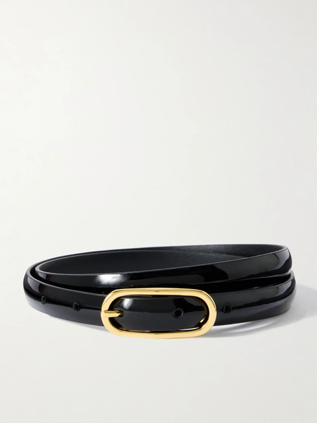  Anderson's   Patent Leather Belt   Black 