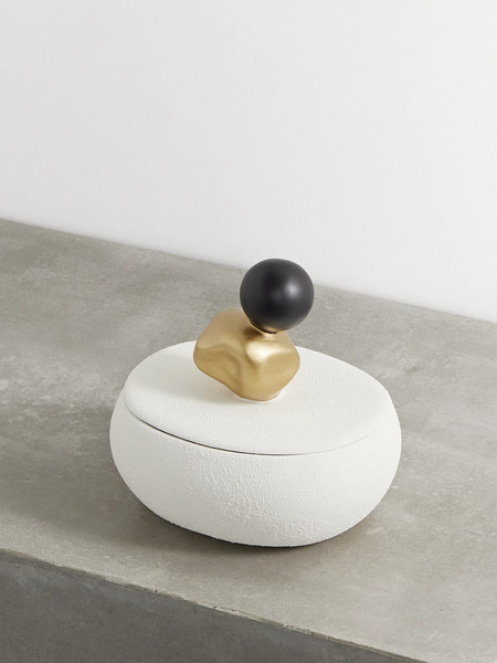  Anissa Kermiche   Earthenware Jewelry Box   Ivory 