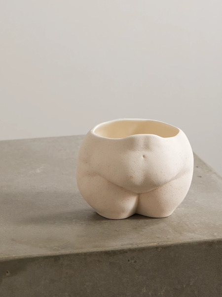  Anissa Kermiche   Popotelée Ceramic Pot   Cream 
