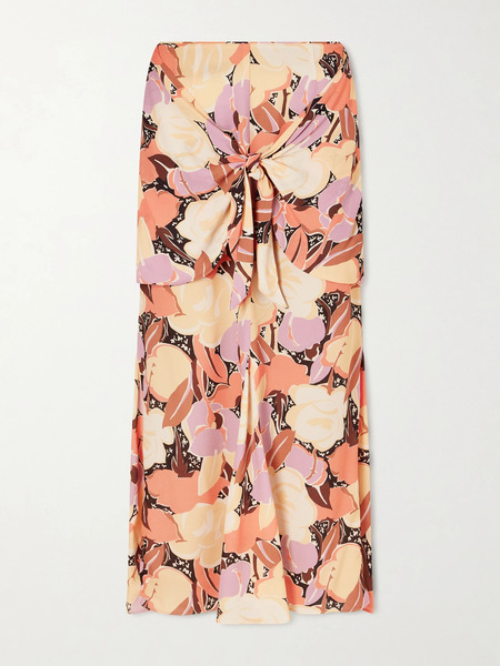  Anna Sui   Desert Bloom Skirt   Orange 