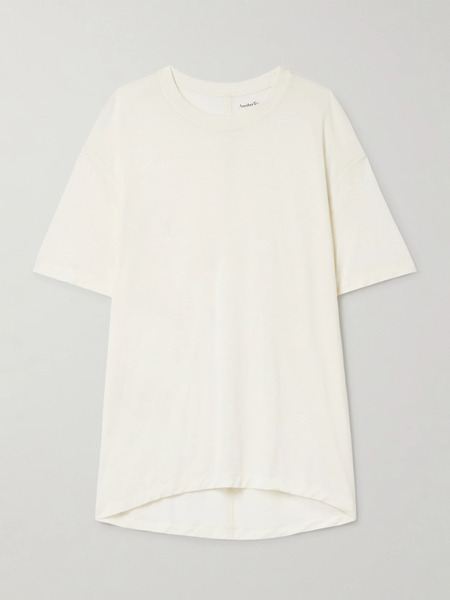  Another Tomorrow   Boy Lyocell Jersey T Shirt   Off White 