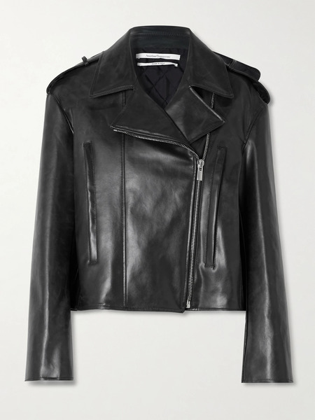  Another Tomorrow   Mirum® Biker Jacket   Black 