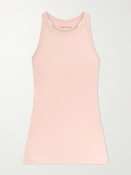  Another Tomorrow   Racerback Jersey Tank   Pastel Pink 