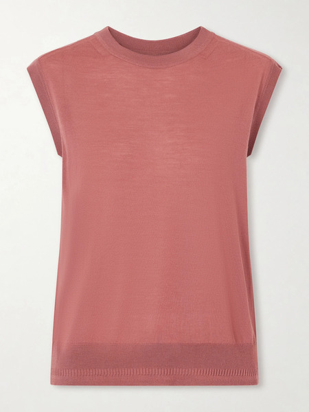  Another Tomorrow   Wool Tank   Brown 