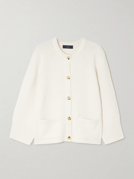  Arch4   Belvedere Organic Cashmere Cardigan   Ivory 