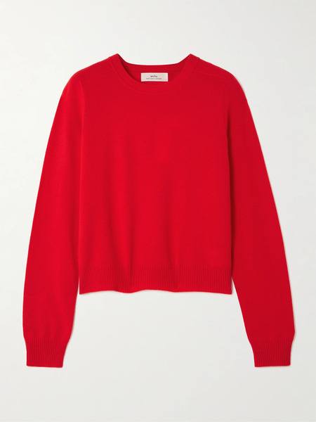  Arch4   Organic Cashmere Sweater   Red 