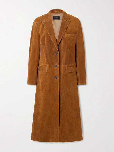  Arma   Alissa Suede Coat   Camel 