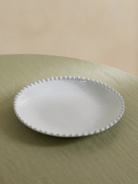  Astier De Villatte   Adélaïde Ceramic Dinner Plate   White 