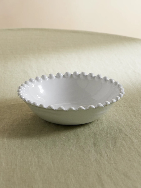  Astier De Villatte   Adélaïde Small Ceramic Soup Plate   White 