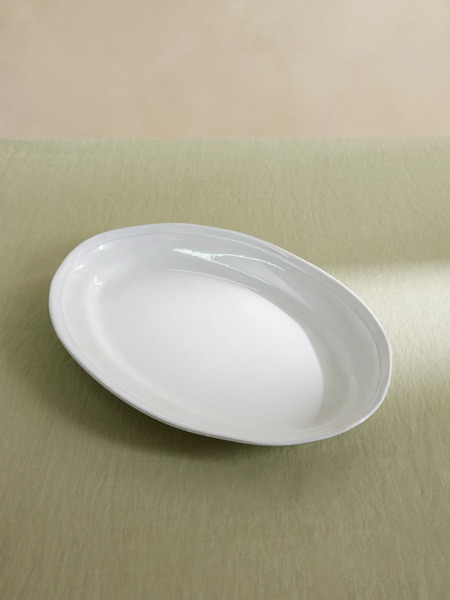  Astier De Villatte   Simple Ceramic Platter   White 