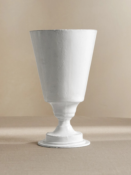  Astier De Villatte   Simple Ceramic Vase   White 