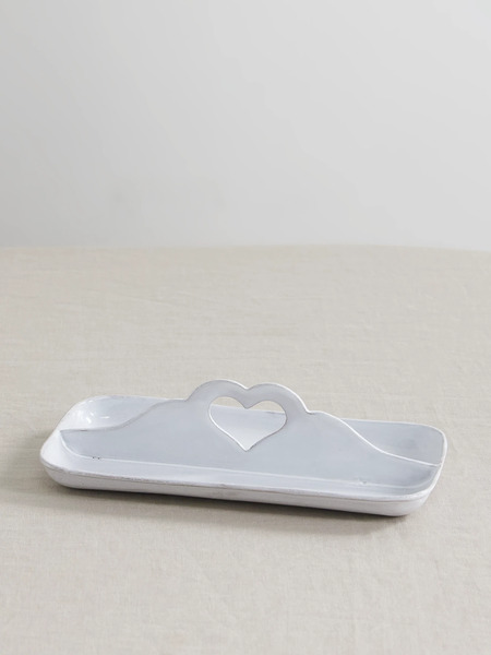  Astier De Villatte   Valentin Ceramic Tray   White 