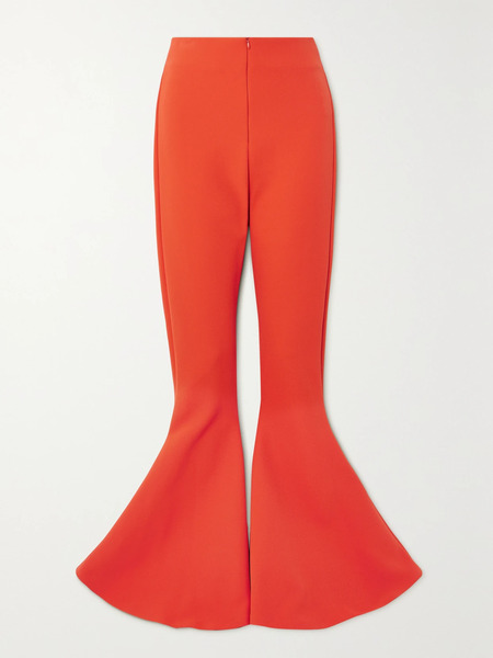  A.w.a.k.e. Mode   Draped Stretch Twill Flared Pants   Fr 34 
