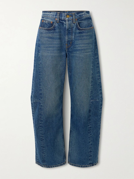  B Sides   Lasso High Rise Wide Leg Jeans   Mid Denim 