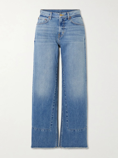  B Sides   Marcel Mid Rise Straight Leg Jeans   Mid Denim 
