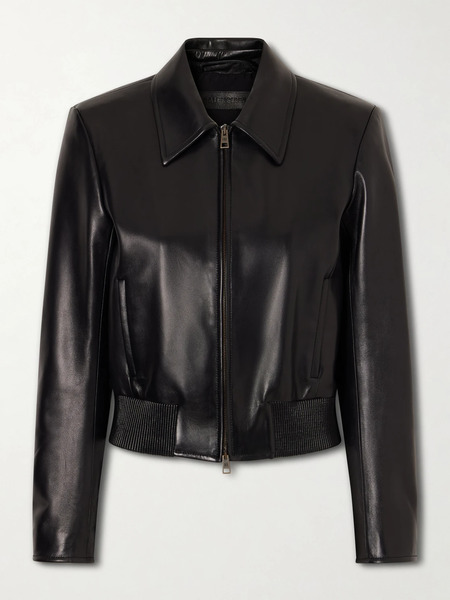 Balenciaga   Leather Jacket   Black 