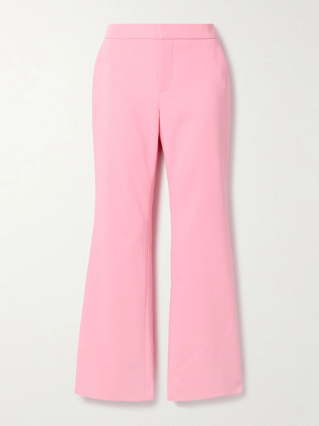  Balmain   Crepe Straight Leg Pants   Pink 