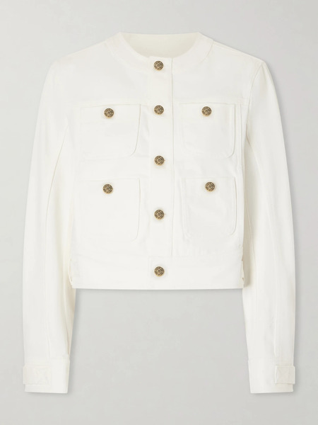  Balmain   Denim Jacket   Off White 