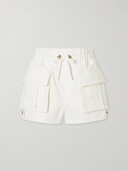  Balmain   Denim Shorts   Off White 