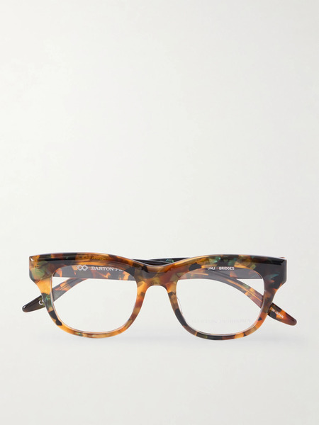  Barton Perreira   Bridges Square Frame Tortoiseshell Acetate Optical Glasses   One Size 