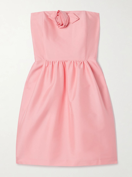  Bernadette   Lena Embellished Taffeta Mini Dress   Blush 