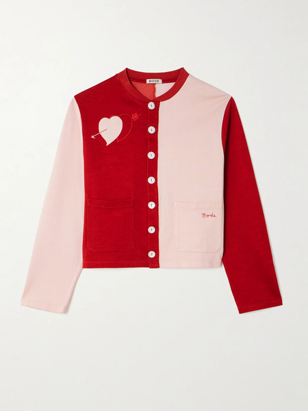  Bode   Wonderland Embroidered Knitted Cardigan   Small 