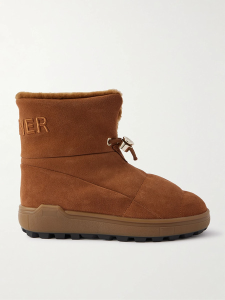  Bogner   Chamonix Shearling Lined Suede Ankle Boots   Tan 