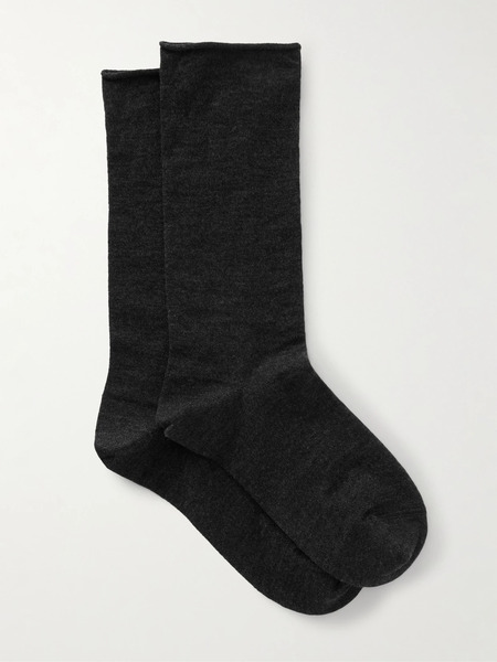  Brunello Cucinelli   Cashmere Blend Socks   Charcoal 