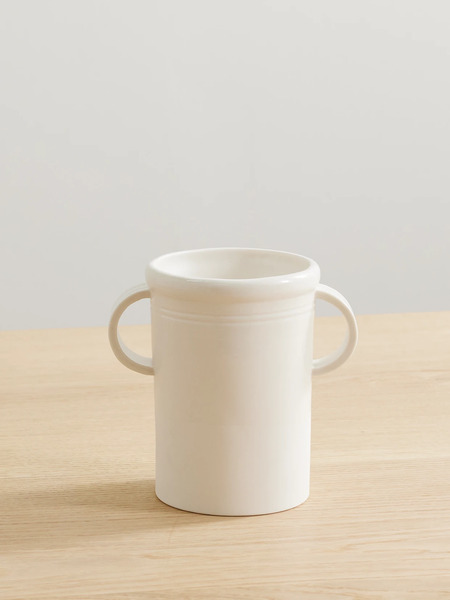  Brunello Cucinelli   Ceramic Vase   White 