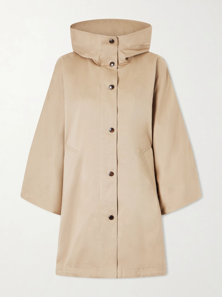  Brunello Cucinelli   Cotton And Linen Blend Coat   Light Brown 