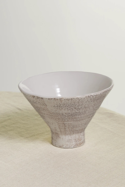  Brunello Cucinelli   Glazed Ceramic Bowl   Off White 