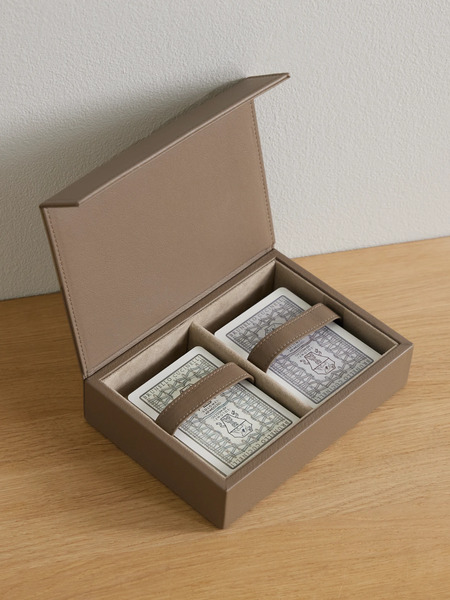  Brunello Cucinelli   Playing Card Set   Brown 