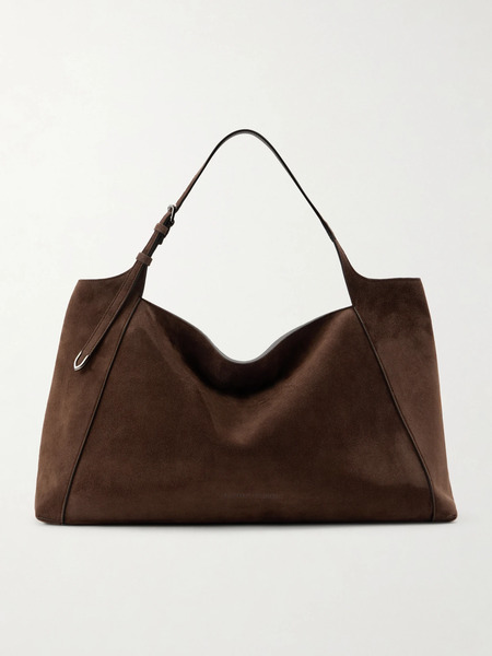  Brunello Cucinelli   Suede Tote   Chocolate 