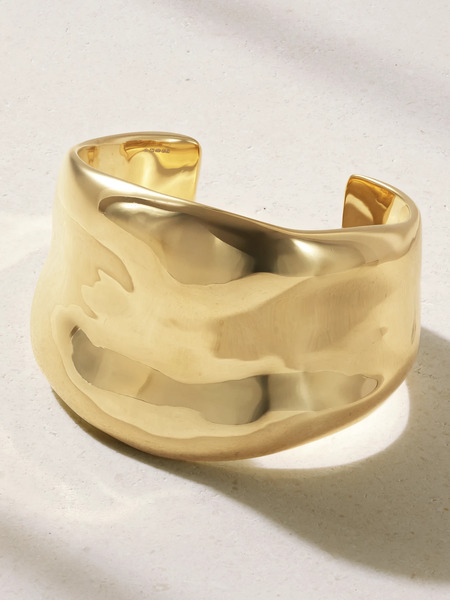  By Pariah   Luna Gold Vermeil Cuff   M 