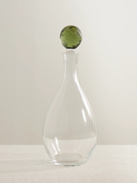  Cabana   Demetra Large Glass Bottle   Clear 