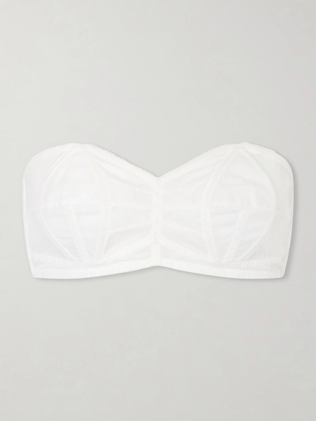 Calvin Klein Collection   June Strapless Bra   White 