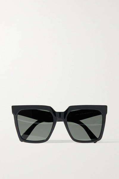  Celine Eyewear   Oversized Square Frame Acetate Sunglasses   Black 