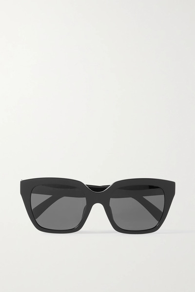  Celine Eyewear   Oversized Square Frame Acetate Sunglasses   Black 