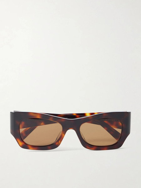  Celine Eyewear   Square Frame Tortoiseshell Acetate Sunglasses   One Size 