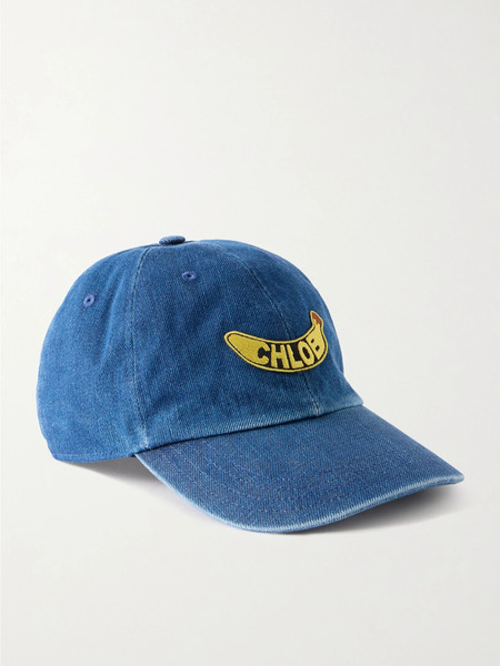 Chloé   Denim Cap   Dark Denim 
