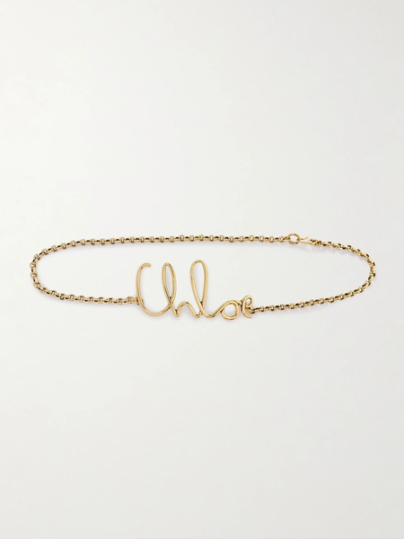  Chloé   Gold Tone Belt   One Size 