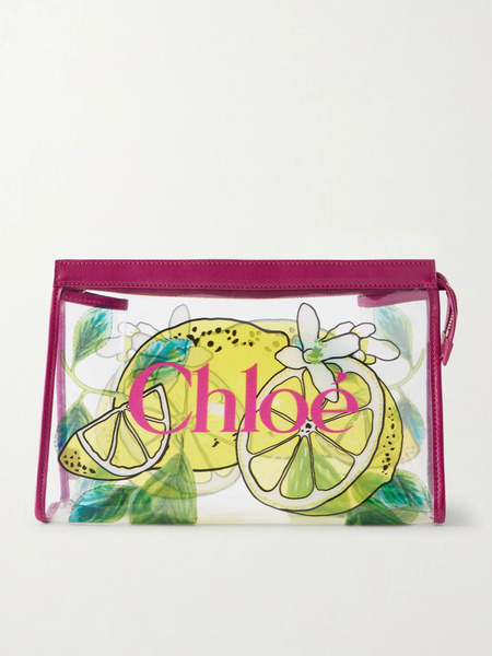  Chloé   Printed Pvc Clutch   Multi 