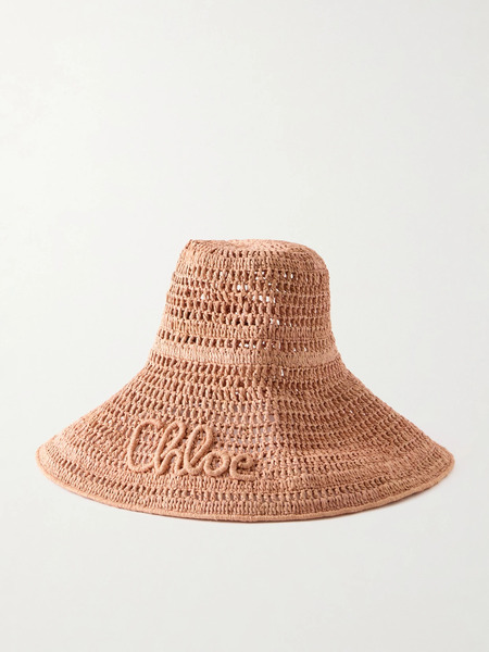  Chloé   Raffia Hat   Beige 