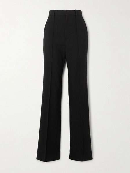  Chloé   Wool Gabardine Flared Pants   Black 